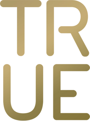 True Management Services Logo Gold True Management Services logo stacked.