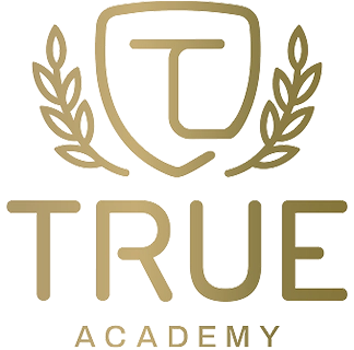 True Academy logo.